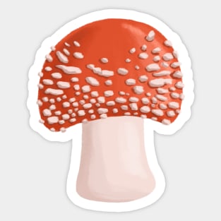 Mushroom Toadstool Sticker